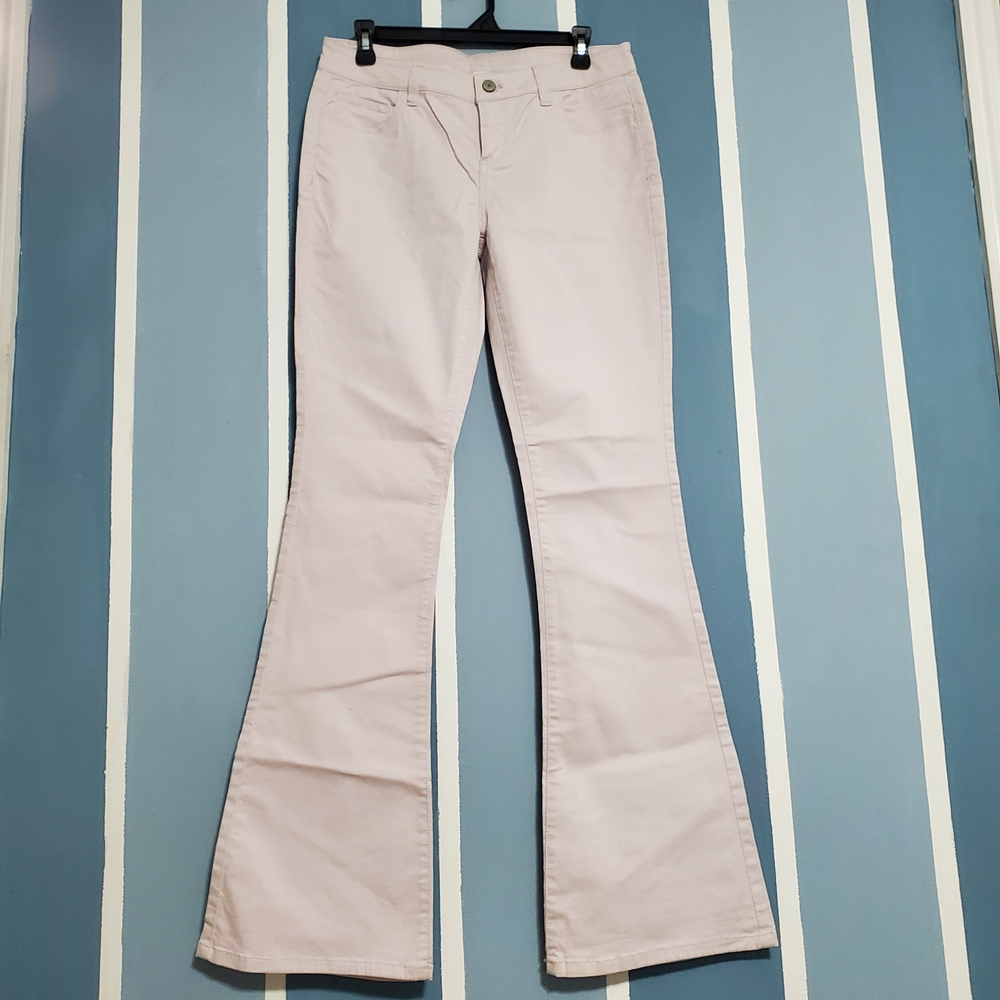 NWOT LONDONJEAN Light Pink Flare Jeans, Retired Victoria secret Brand